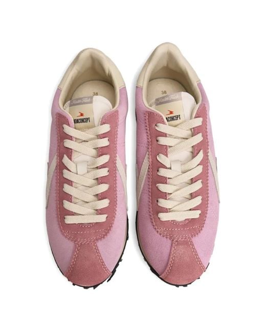 MOA Pink Appliqué Sneakers