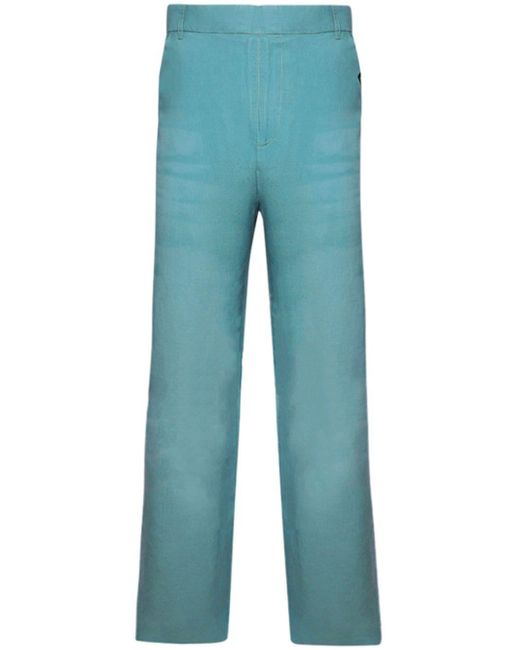 Martine Rose Blue Tailored Wide-leg Trousers for men