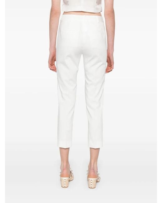 Max Mara White Cecco Trousers