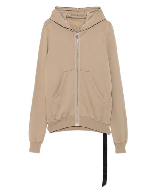 Rick Owens Hoodie Met Rits in het Natural voor heren