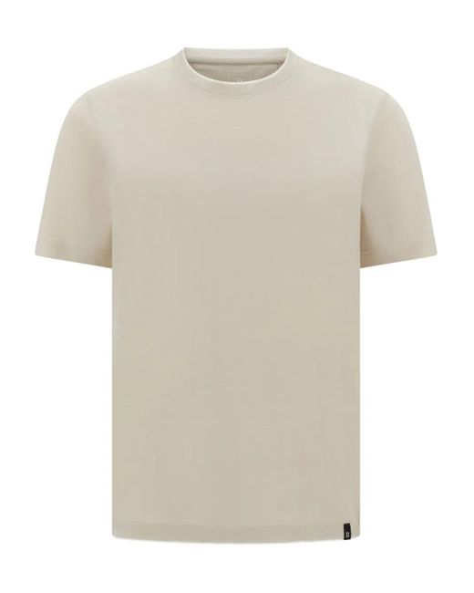 Camiseta con cuello redondo Boggi de hombre de color White