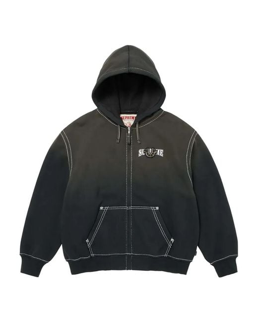 Supreme True Religion Zip-Up Hoodie in Black for Men | Lyst UK