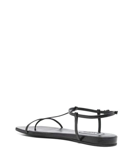 Jil Sander Black Sandals