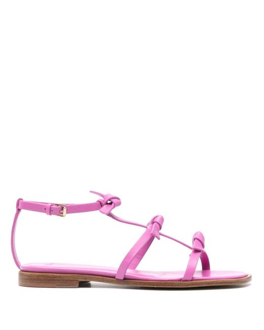 Sandales en cuir Alexandre Birman en coloris Pink