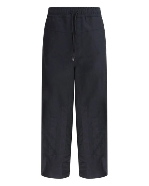 NAMACHEKO Blue Zip-Detail Parachute Pants for men