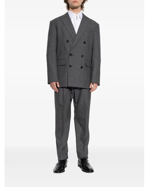 DSquared² Gray Double-Breasted Suit for men