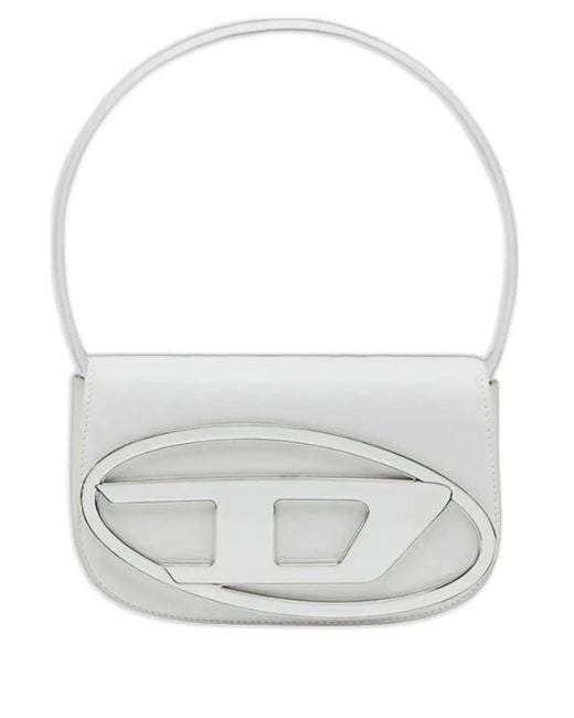 DIESEL 1Dr Schoudertas Met Logoplakkaat in het White