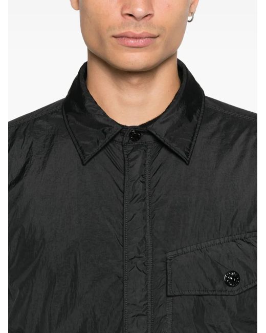 Stone Island Jacke mit Klappentasche in Black für Herren