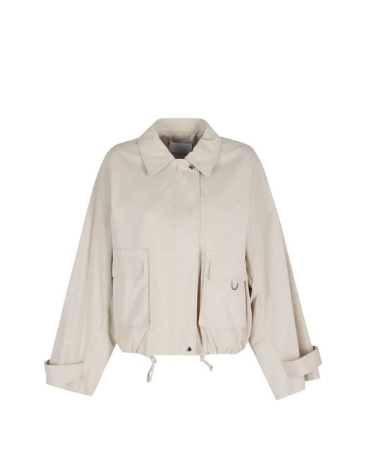 Isabelle Blanche White Flap-Pocket Jacket