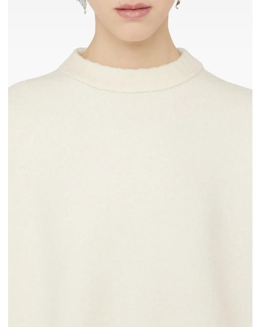 Pull À Bords Francs Jil Sander en coloris White