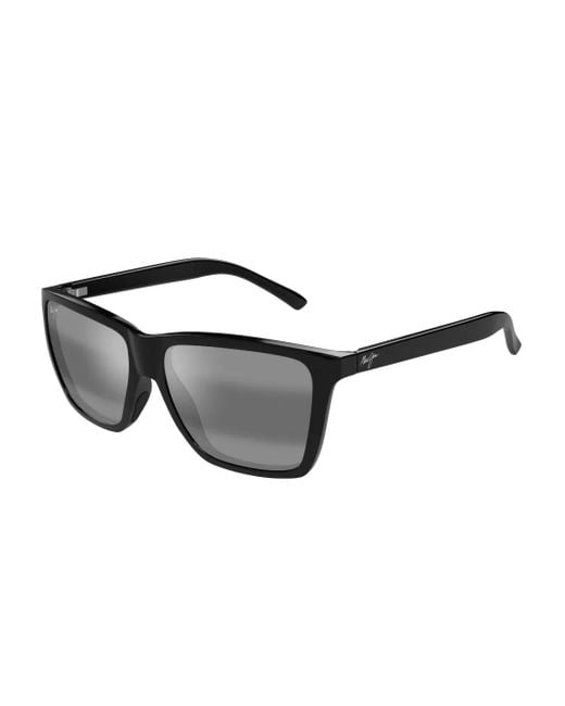Maui Jim Gray Square-Frame Sunglasses