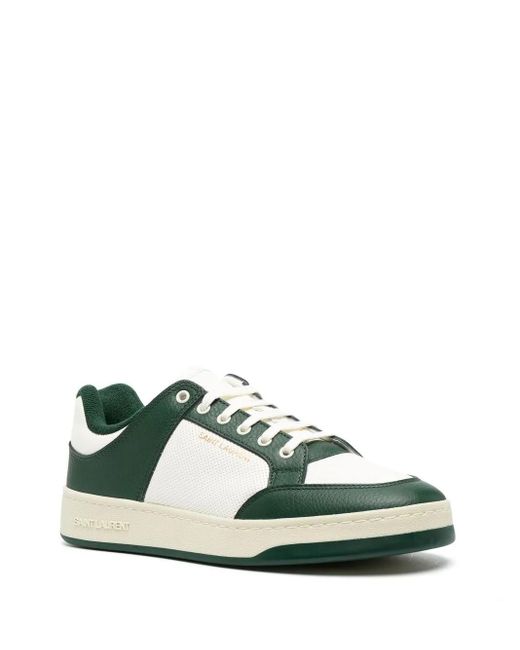 Saint Laurent Green Sl/61 Low-Top Sneakers for men