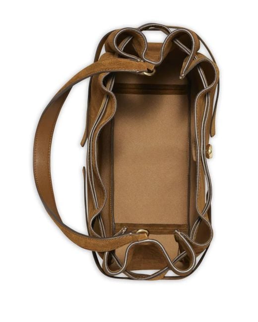 Tory Burch Brown Large Romy Suede Shoulder Bag