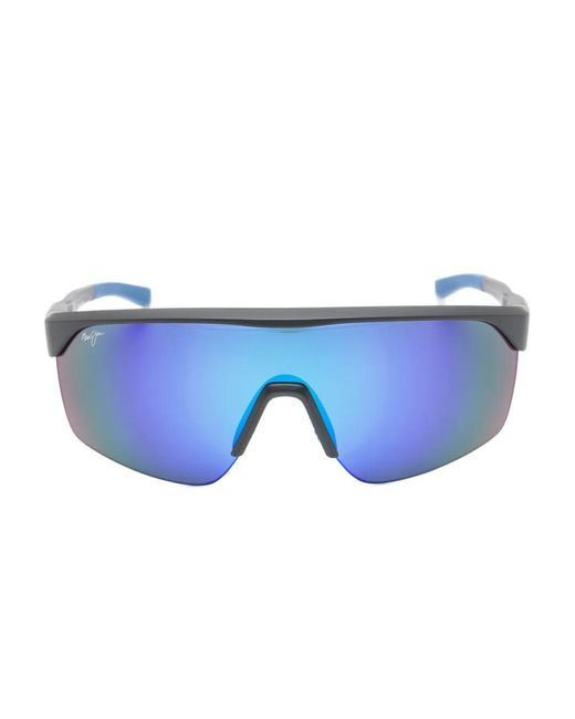 Maui Jim Blue Paluna Rectangle-Frame Sunglasses