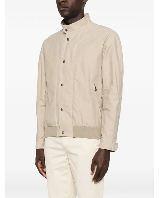 Fay Natural Zip.Up Bomber Jacket for men