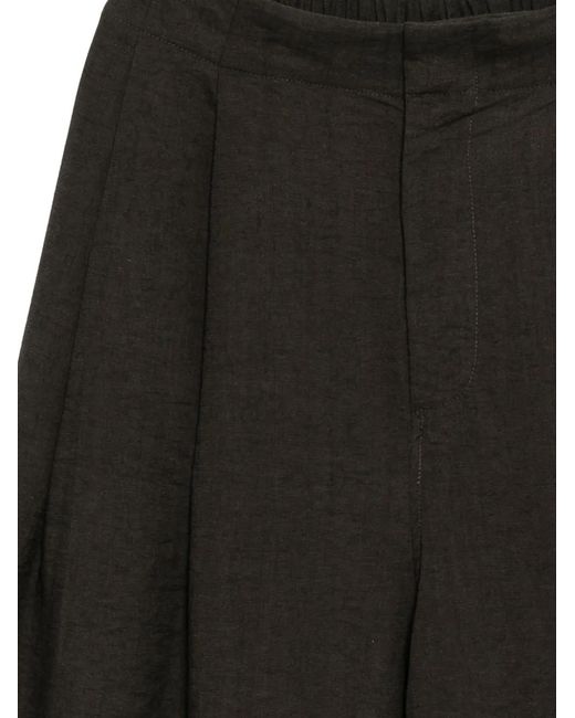 Bambah Black Pleated Pants
