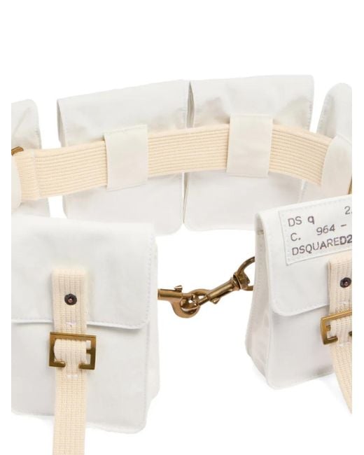 Riñonera Tipo Cargo DSquared² de hombre de color Natural