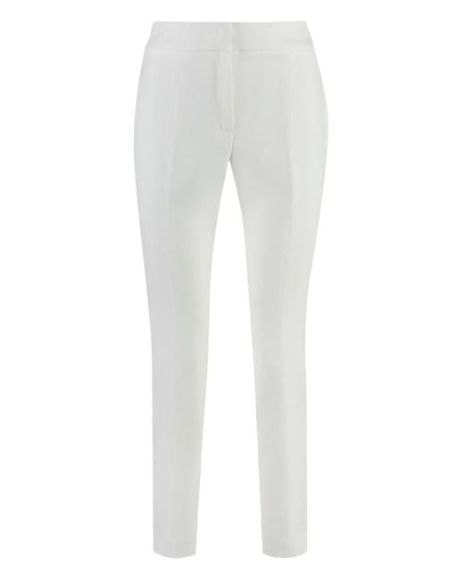 Peserico White Tailored Trousers