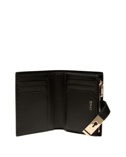 Cartera Lock Me Bally de color Black