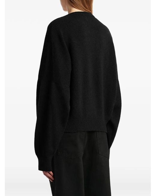 Khaite Black Wolfe Sweater