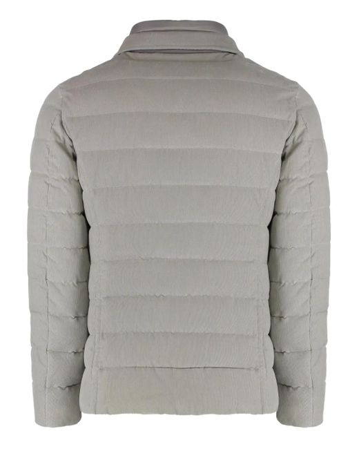 Moorer Gray Nomos Padded Jacket for men