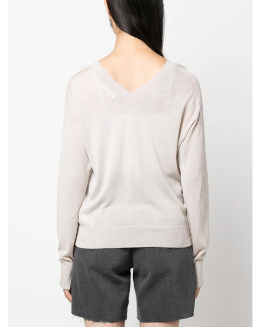 Calvin Klein フレイド ハイウエスト デニムショーツ Natural