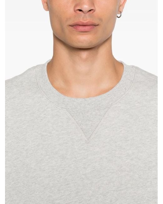 Entire studios White Crew-Neck Cotton Sweatshirt