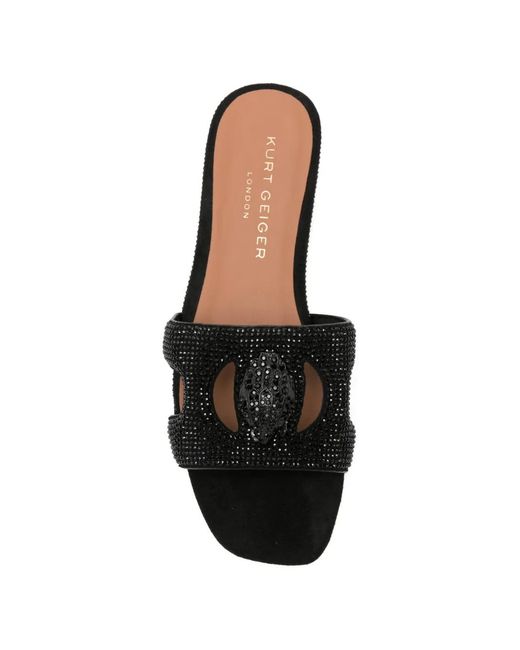 Kurt Geiger Black Slippers