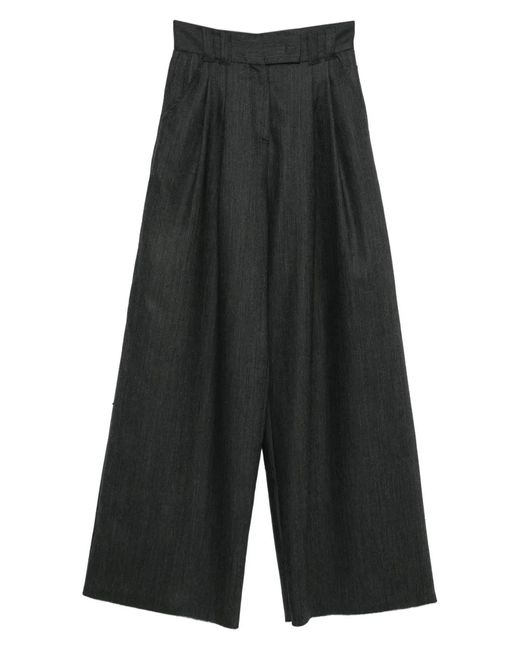 Pantalon Ultra À Design Plissé Marella en coloris Black