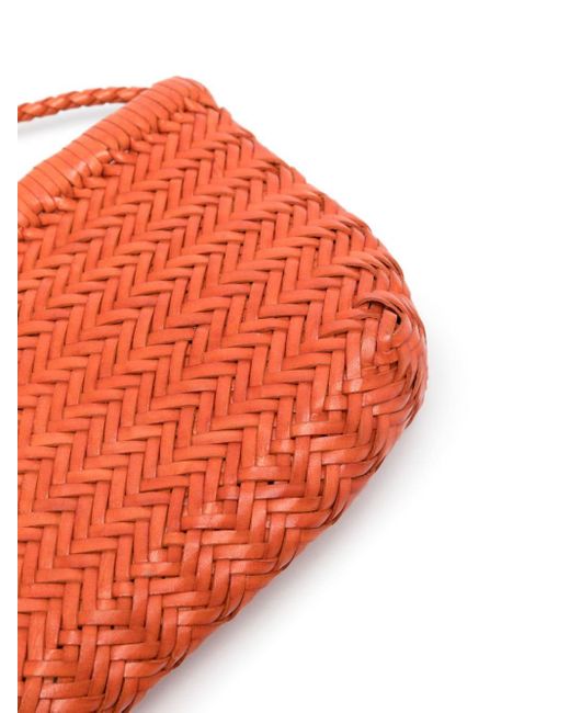 Dragon Diffusion Orange Minsu Leather Cross Body Bag