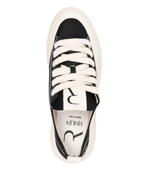 Rhun Black 3250 Platform Sneakers for men