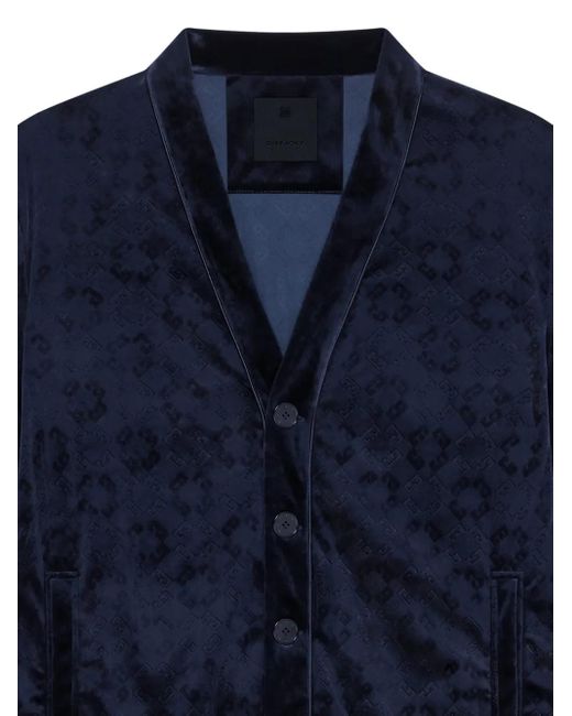 Givenchy Monogram 72 Cardigan in Blue für Herren