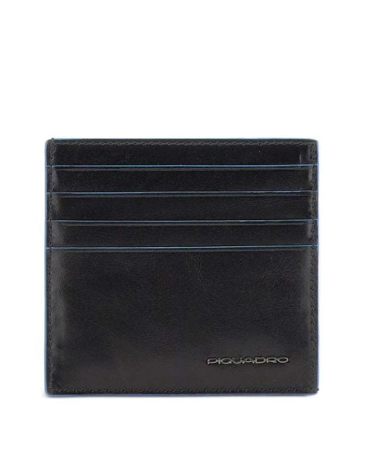 Piquadro Klassisches Kartenetui in Black für Herren