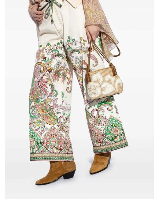 Etro Natural Shoulder Bag