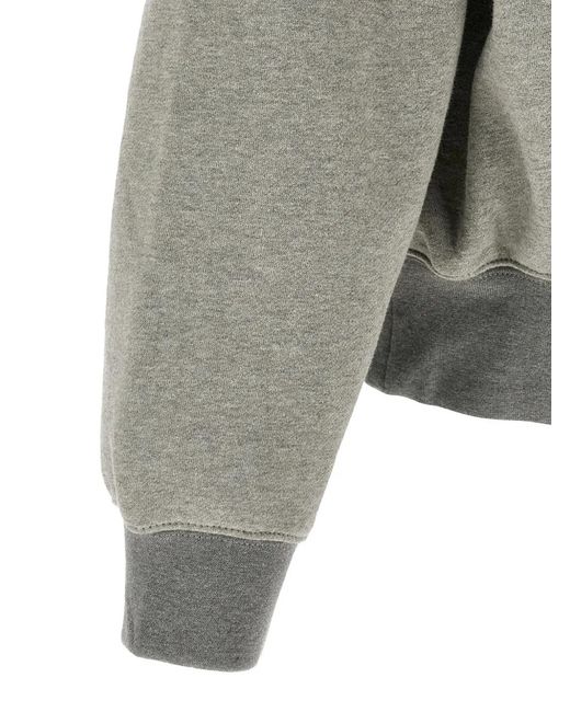 Fear Of God Gray Signature Classic Cotton Hoodie for men