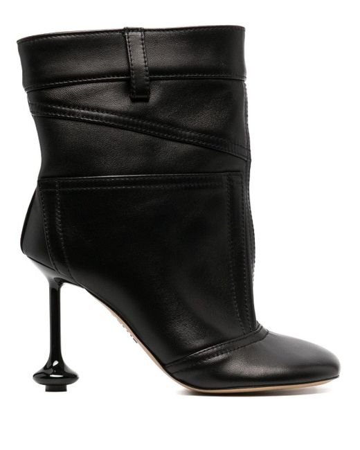 Loewe Black Toy Trouser-design Leather Heeled Boots