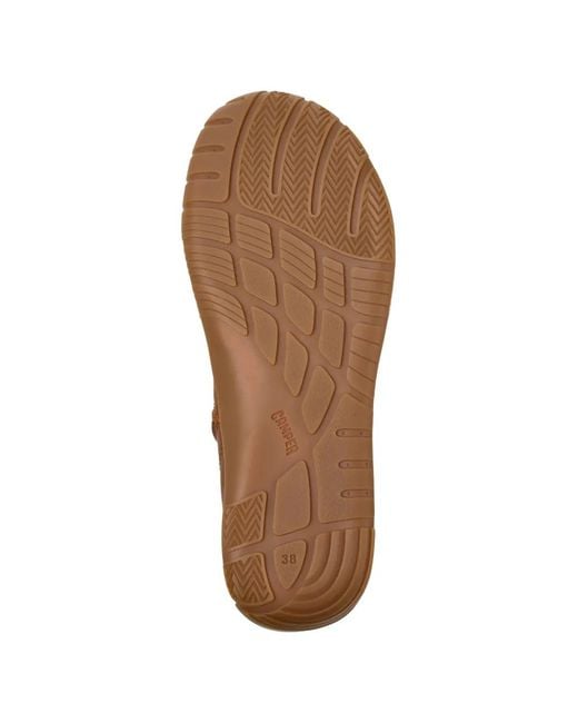 Camper Brown Peu Path+ Leather Ankle Boots