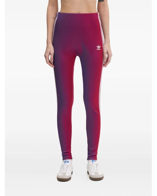 Adidas ロゴ レギンス Pink