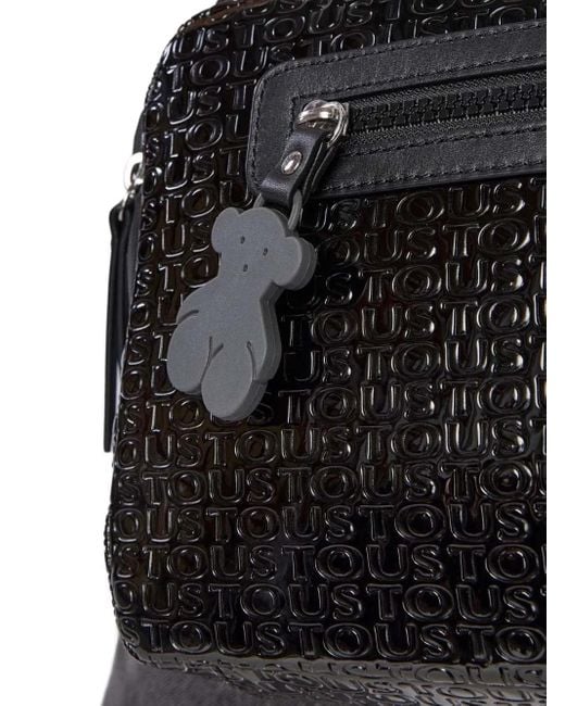 Tous Black Lindsay Logo Shoulder Bag