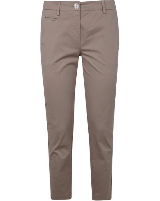 Twinset Gray Tapered Trousers