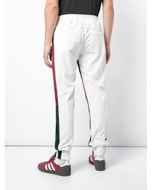 God's Masterful Children White Retro Tapered Trousers for men