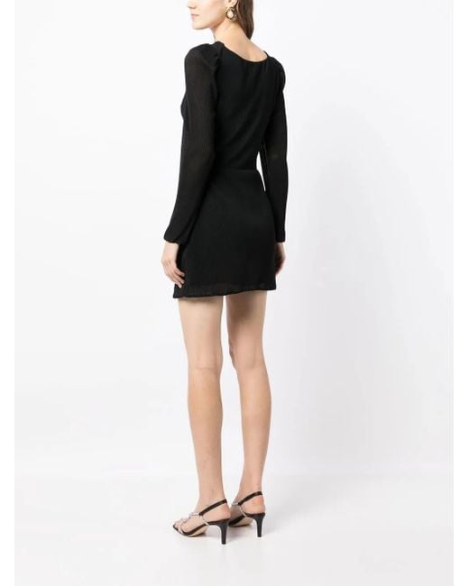 LoveShackFancy Uitgesneden Mini-Jurk in het Black