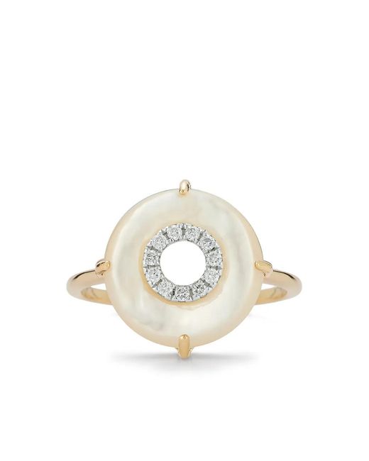 Mateo Metallic Diamond Donut Ring