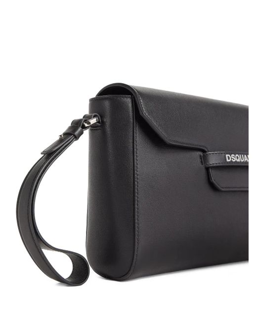 DSquared² Black Twin Clutch for men