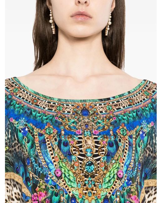 Camilla Blue Animal Alchemy Loose-Fit T-Shirt
