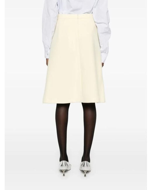N°21 Natural Wool Blend Skirt