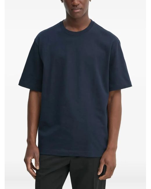 Filippa K Blue Boxy-Fit Cotton T-Shirt for men