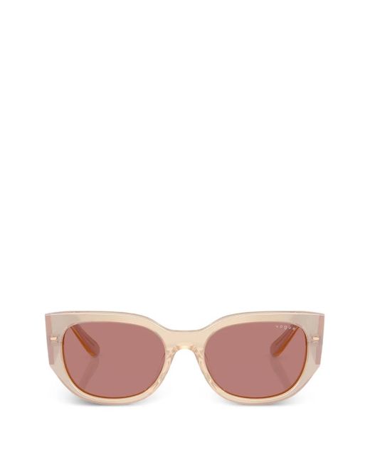 Vogue Eyewear Pink Geometric-Frame Sunglasses