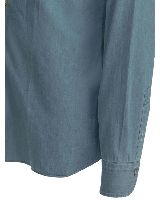 Borriello Blue Chemise En Jean for men