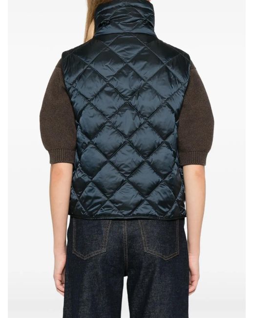 Max Mara Blue The Cube Quilted Jacket